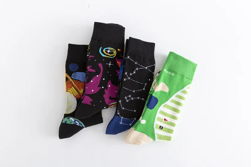 20 Years New Colorful Fashion Socks High Cotton Socks Multi-pattern Personality Trend Men's Socks Wholesale display picture 4
