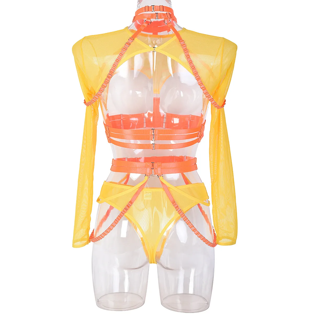 Sexy Three-Piece  Explosions Complex Belt Neck Waist Seal Nightclub Sexy Underwear 3243 display picture 16