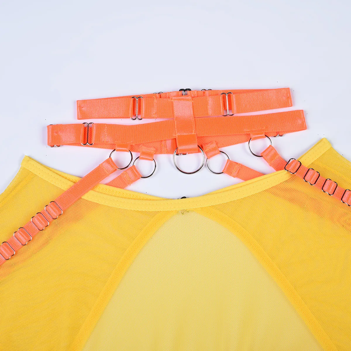 Sexy Three-Piece  Explosions Complex Belt Neck Waist Seal Nightclub Sexy Underwear 3243 display picture 17