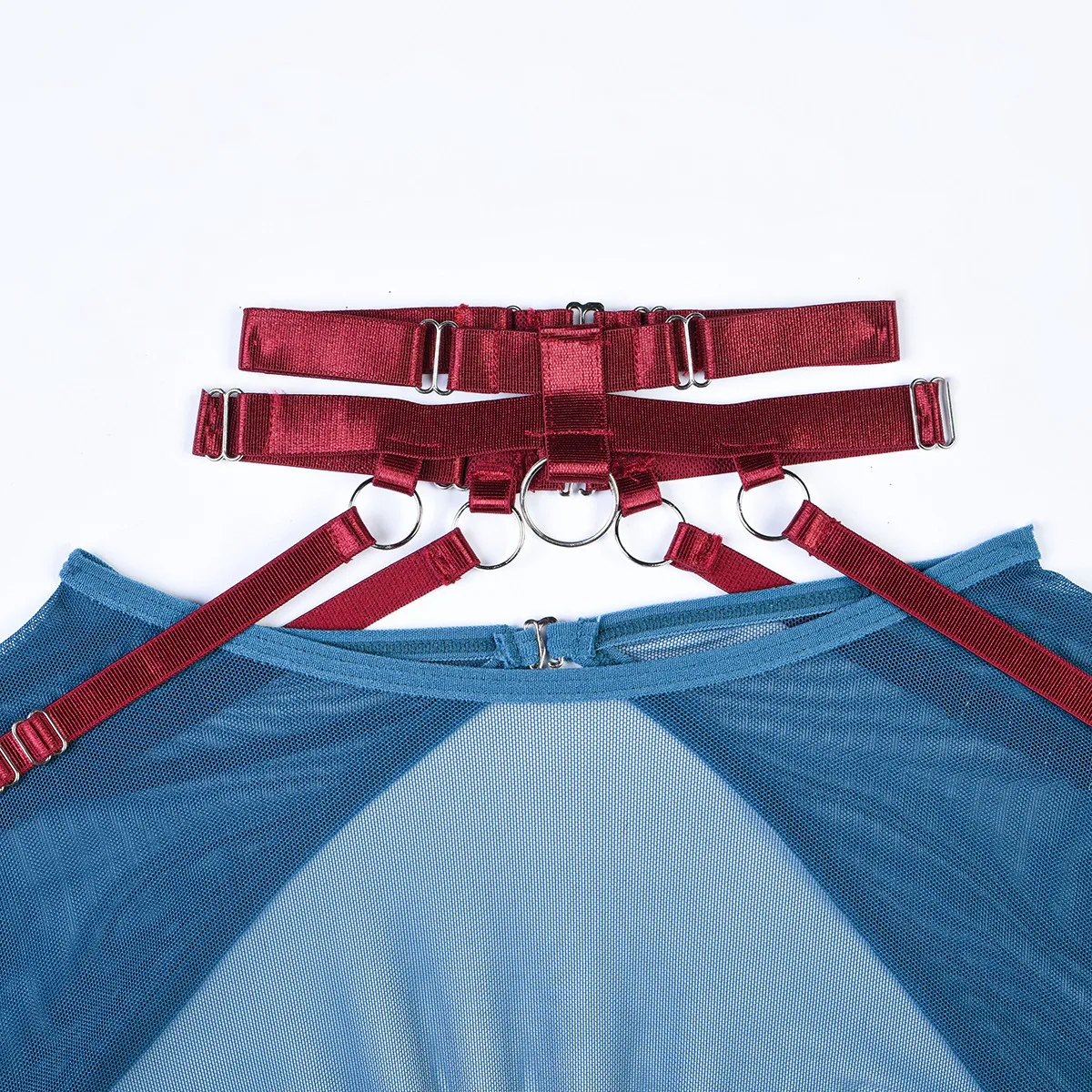 Sexy Three-Piece  Explosions Complex Belt Neck Waist Seal Nightclub Sexy Underwear 3243 display picture 28