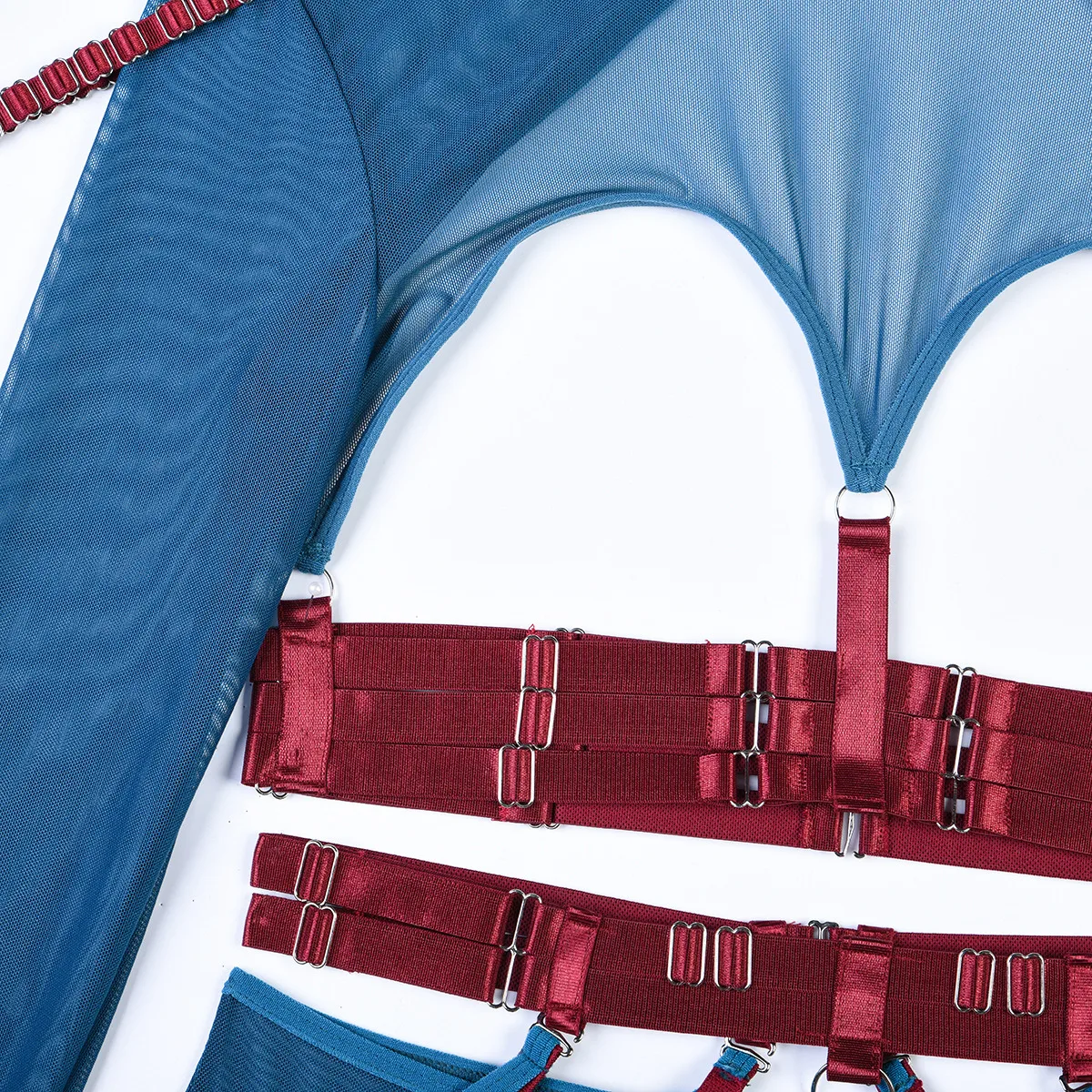 Sexy Three-Piece  Explosions Complex Belt Neck Waist Seal Nightclub Sexy Underwear 3243 display picture 30