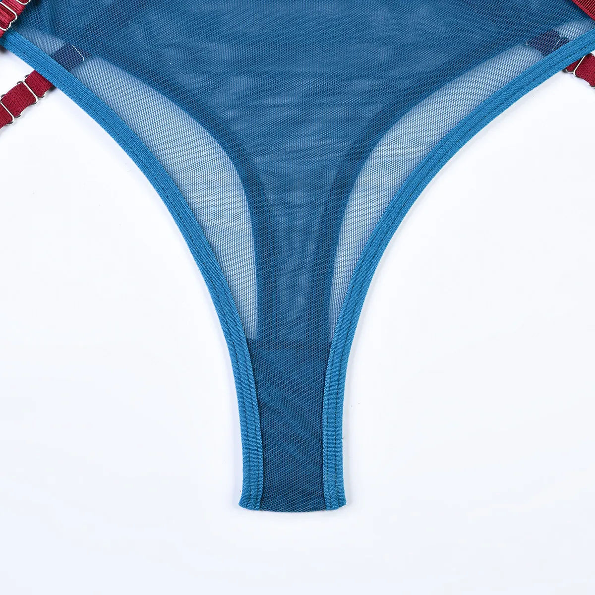 Sexy Three-Piece  Explosions Complex Belt Neck Waist Seal Nightclub Sexy Underwear 3243 display picture 31