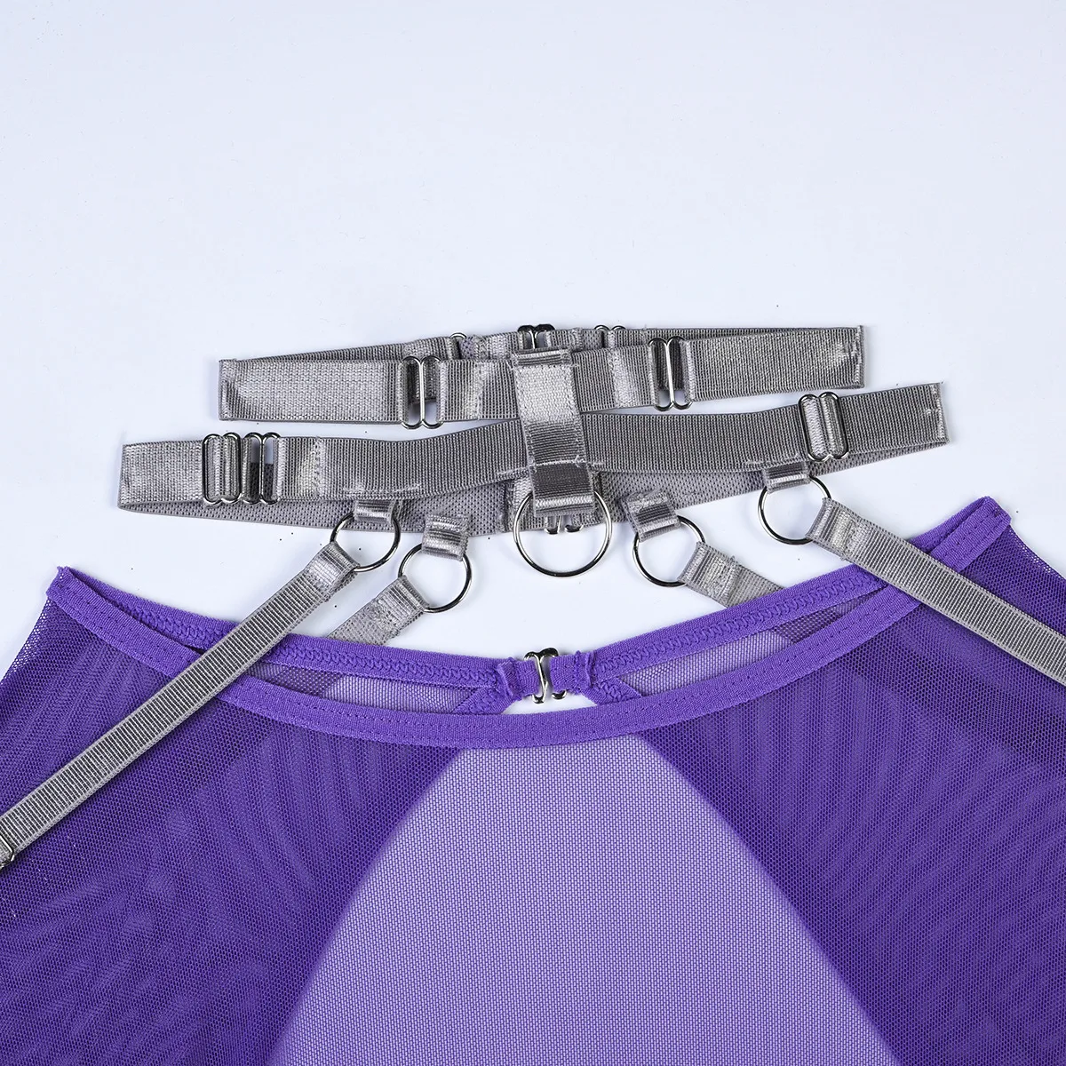 Sexy Three-Piece  Explosions Complex Belt Neck Waist Seal Nightclub Sexy Underwear 3243 display picture 37