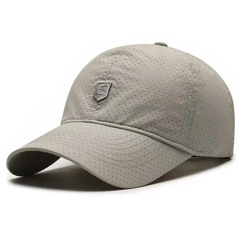 New Mesh Quick-drying Cap Children's Outdoor Ultra Light Casual Cap Men's Wholesale Sunscreen Baseball Cap display picture 7