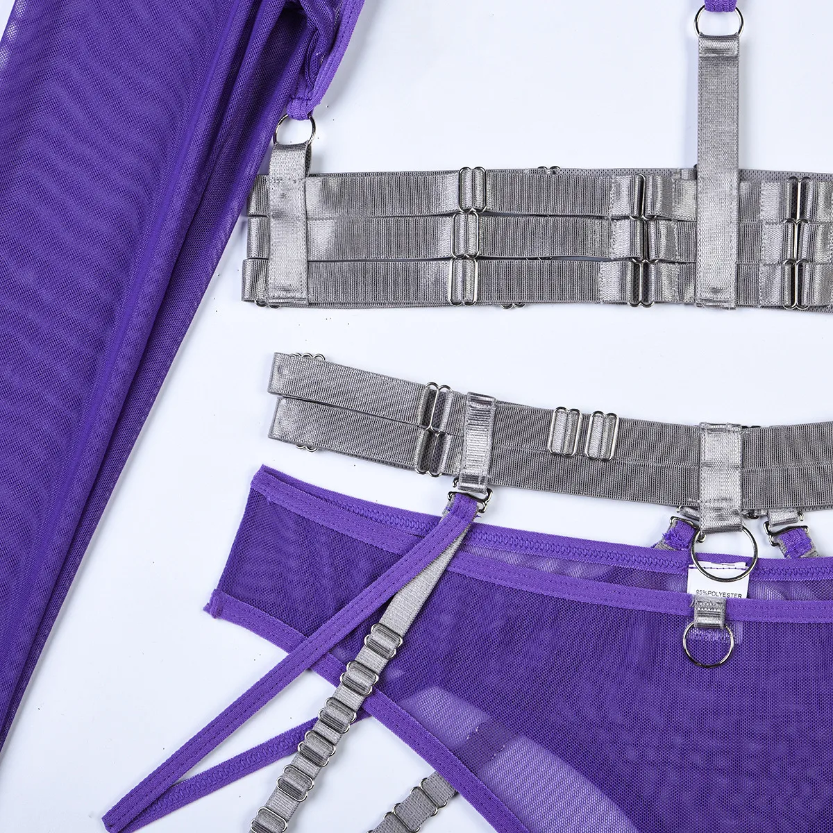 Sexy Three-Piece  Explosions Complex Belt Neck Waist Seal Nightclub Sexy Underwear 3243 display picture 40