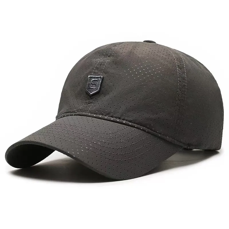 New Mesh Quick-drying Cap Children's Outdoor Ultra Light Casual Cap Men's Wholesale Sunscreen Baseball Cap display picture 5