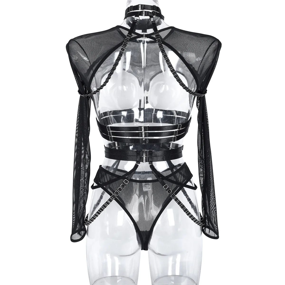 Sexy Three-Piece  Explosions Complex Belt Neck Waist Seal Nightclub Sexy Underwear 3243 display picture 48
