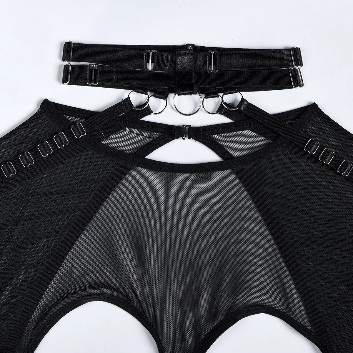 Sexy Three-Piece  Explosions Complex Belt Neck Waist Seal Nightclub Sexy Underwear 3243 display picture 49