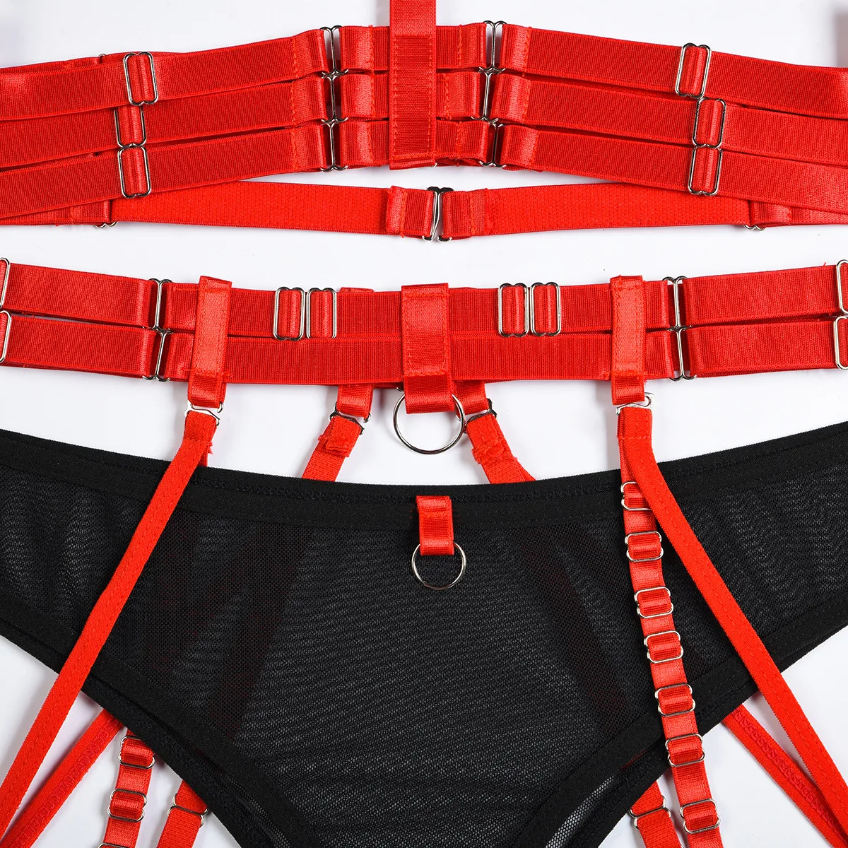 Sexy Three-Piece  Explosions Complex Belt Neck Waist Seal Nightclub Sexy Underwear 3243 display picture 64