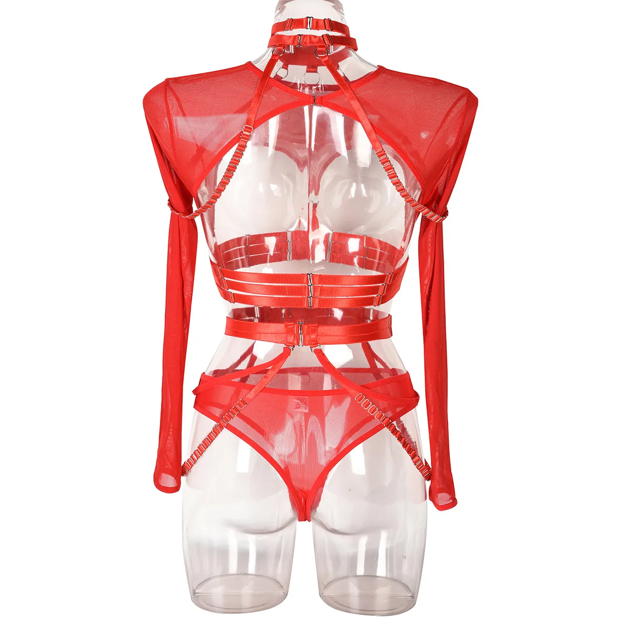 Sexy Three-Piece  Explosions Complex Belt Neck Waist Seal Nightclub Sexy Underwear 3243 display picture 79