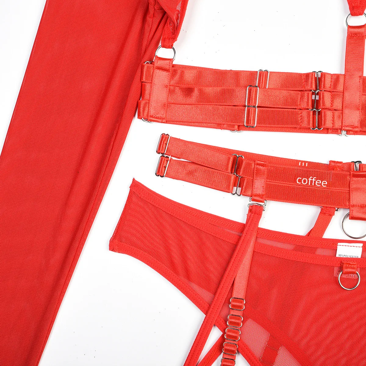 Sexy Three-Piece  Explosions Complex Belt Neck Waist Seal Nightclub Sexy Underwear 3243 display picture 81