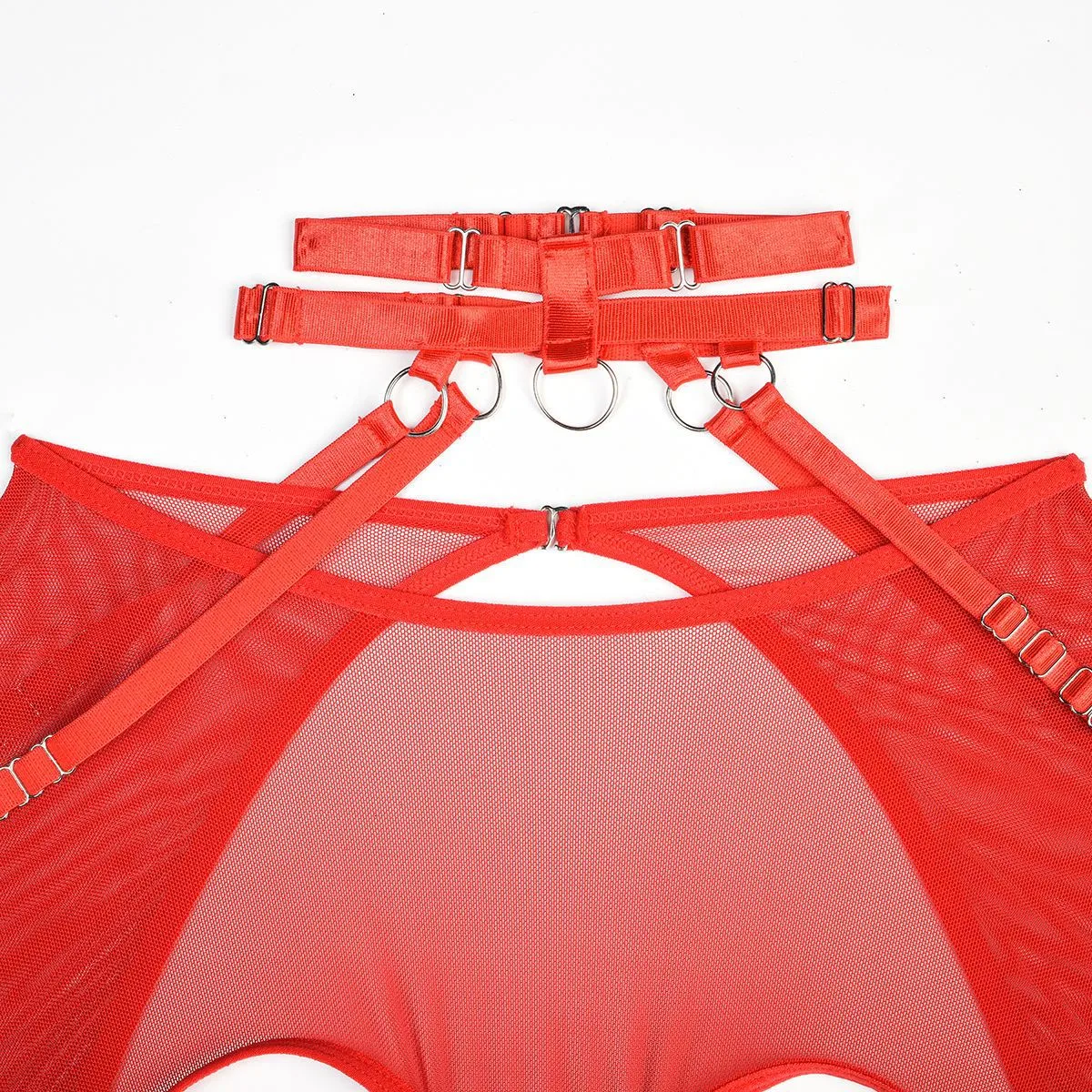 Sexy Three-Piece  Explosions Complex Belt Neck Waist Seal Nightclub Sexy Underwear 3243 display picture 85