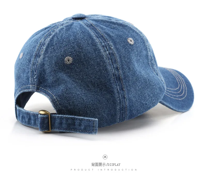 Baseball Cap New Style New Style Women Solid Color Light Plate Cowboy Couple Baseball Cap Outdoor Men's Sunscreen Cap display picture 9