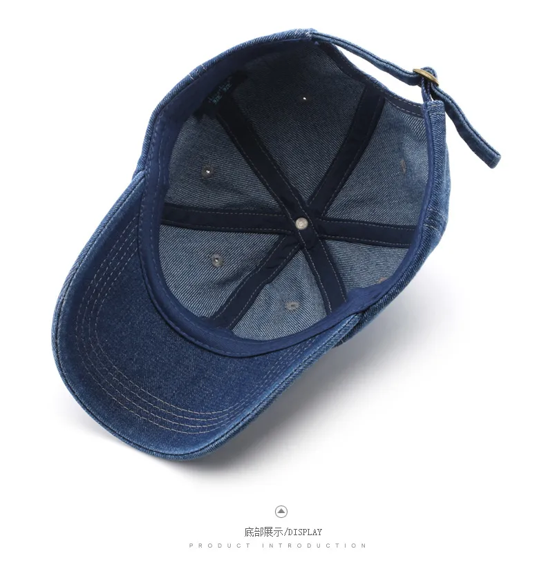 Baseball Cap New Style New Style Women Solid Color Light Plate Cowboy Couple Baseball Cap Outdoor Men's Sunscreen Cap display picture 10