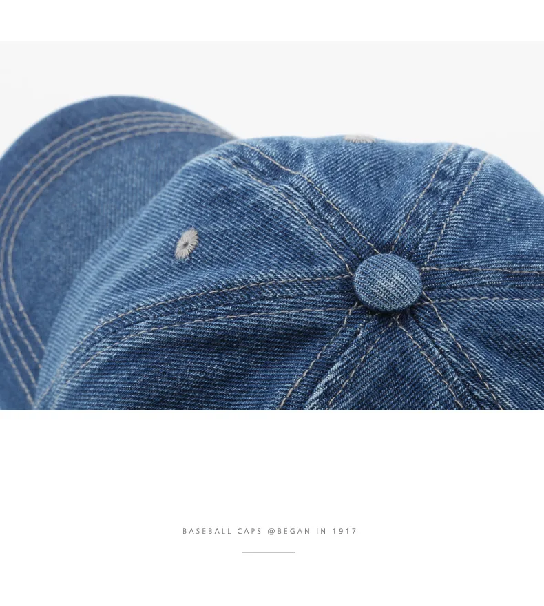 Baseball Cap New Style New Style Women Solid Color Light Plate Cowboy Couple Baseball Cap Outdoor Men's Sunscreen Cap display picture 13