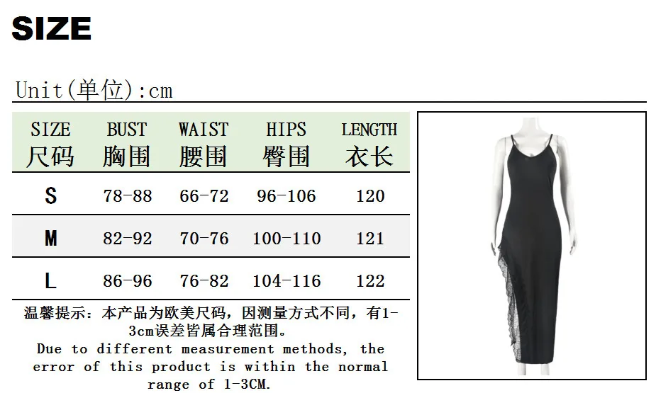 JFL51064  Women's Clothing  New Street Sexy Slim Sling Long Lace Dress display picture 1