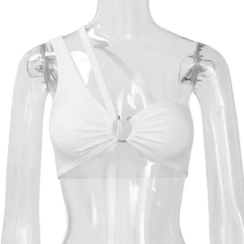 JFL21175 American Sexy Spice Camisole  Women's Fashion Hollow Short Top Women's Hair display picture 12