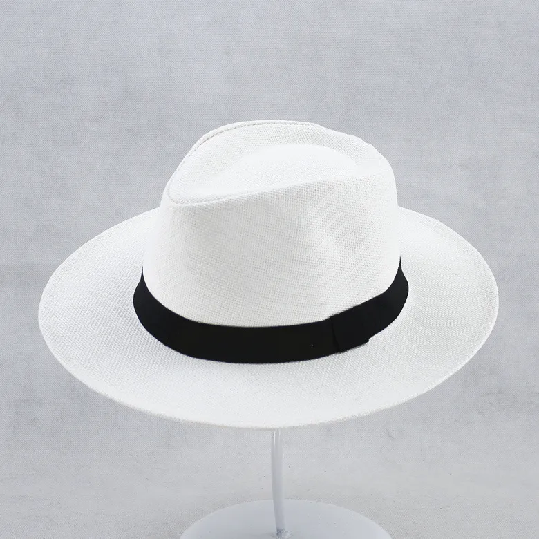 Summer Big Rim Hat Men's Sun Hat Sunshade Hat Beach Hat Cold Hat Encrypted Straw Hat Sunscreen  Hair display picture 5