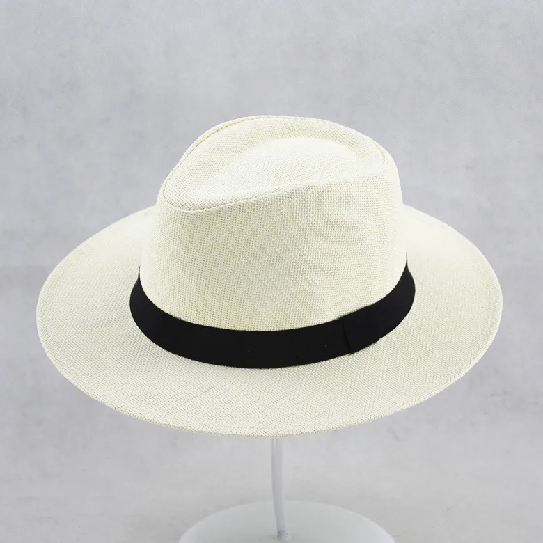 Summer Big Rim Hat Men's Sun Hat Sunshade Hat Beach Hat Cold Hat Encrypted Straw Hat Sunscreen  Hair display picture 3