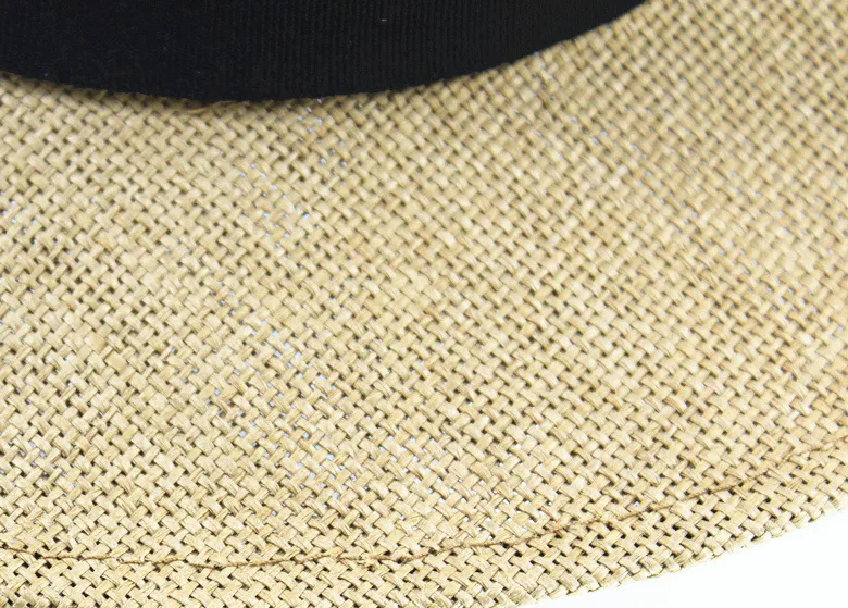 Summer Big Rim Hat Men's Sun Hat Sunshade Hat Beach Hat Cold Hat Encrypted Straw Hat Sunscreen  Hair display picture 10