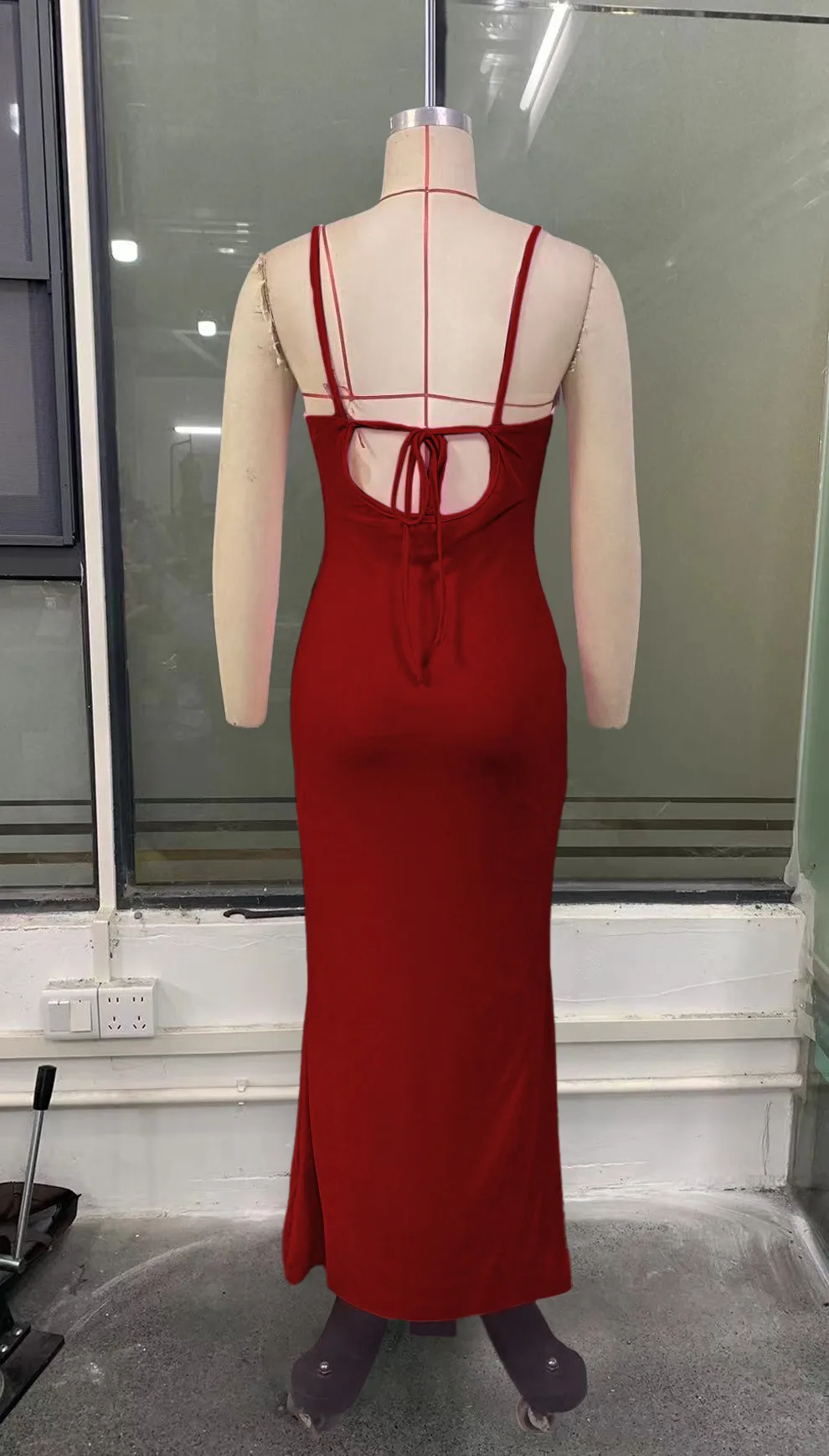 Lifa Clothing  Women's Clothing  Summer New Sling Sleeveless Party Ruffled Strap Dress Wholesale display picture 40