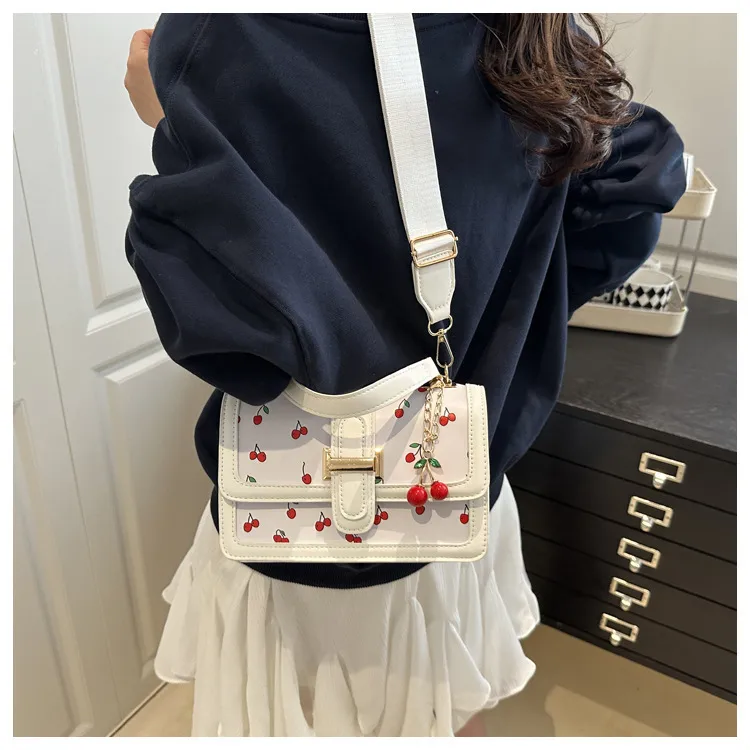Printed Texture Fashionable Summer Large-Capacity Color Matching New Trendy Style Crossbody Handheld Women's Small Square Bag display picture 6