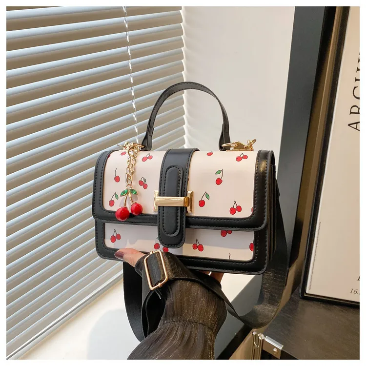Printed Texture Fashionable Summer Large-Capacity Color Matching New Trendy Style Crossbody Handheld Women's Small Square Bag display picture 15