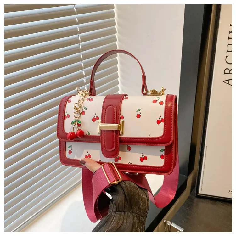 Printed Texture Fashionable Summer Large-Capacity Color Matching New Trendy Style Crossbody Handheld Women's Small Square Bag display picture 16