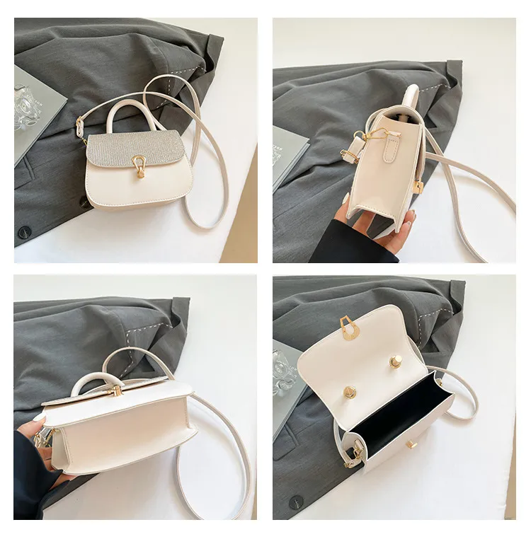 Trendy Personality Fresh Commuter Simple Women's Large-Capacity Single Shoulder Crossbody French Underarm Small Square Bag display picture 2