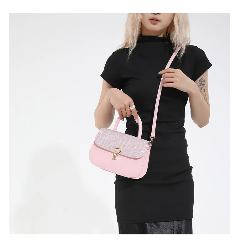 Trendy Personality Fresh Commuter Simple Women's Large-Capacity Single Shoulder Crossbody French Underarm Small Square Bag display picture 9