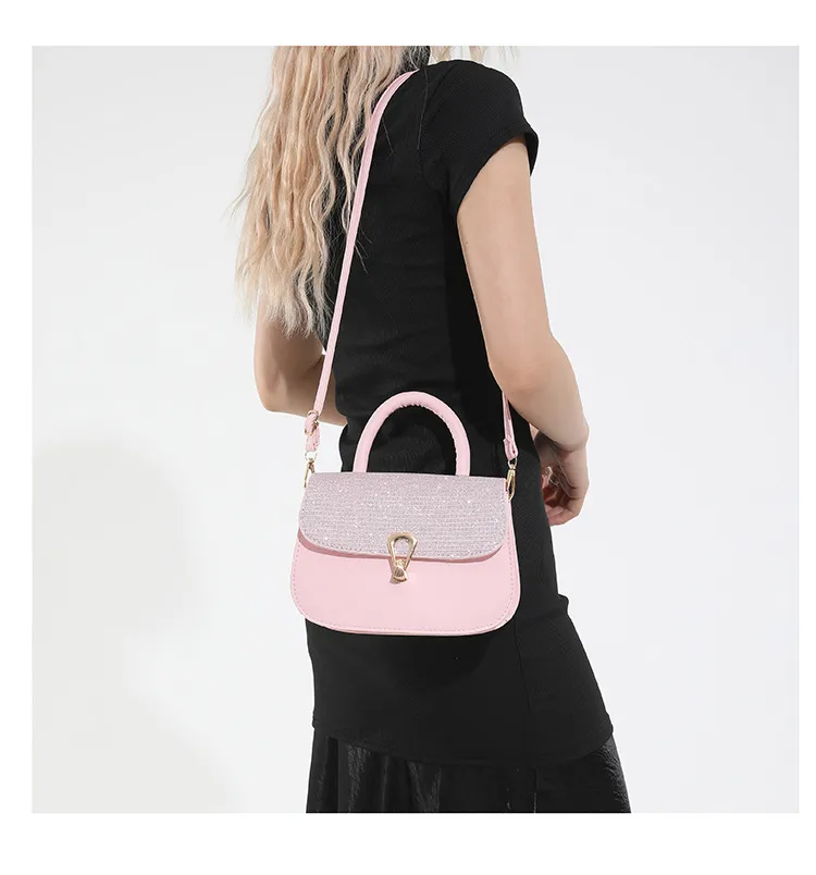 Trendy Personality Fresh Commuter Simple Women's Large-Capacity Single Shoulder Crossbody French Underarm Small Square Bag display picture 10
