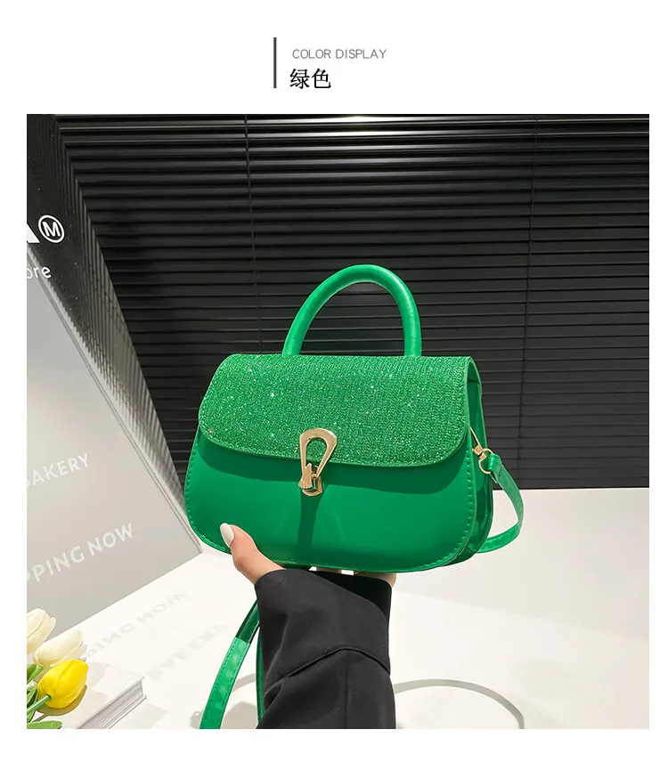 Trendy Personality Fresh Commuter Simple Women's Large-Capacity Single Shoulder Crossbody French Underarm Small Square Bag display picture 16