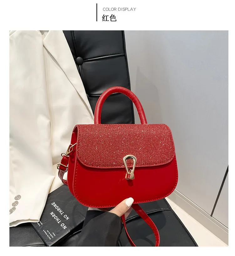 Trendy Personality Fresh Commuter Simple Women's Large-Capacity Single Shoulder Crossbody French Underarm Small Square Bag display picture 17