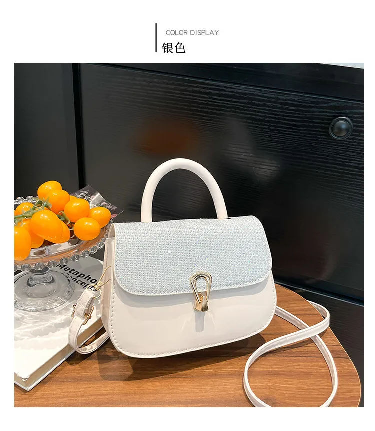 Trendy Personality Fresh Commuter Simple Women's Large-Capacity Single Shoulder Crossbody French Underarm Small Square Bag display picture 18