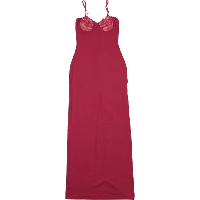 Women's Clothing  Spring And Summer New French Elegant Lace Stitching Strap Dress Sexy Slim Fit Dress Women display picture 27