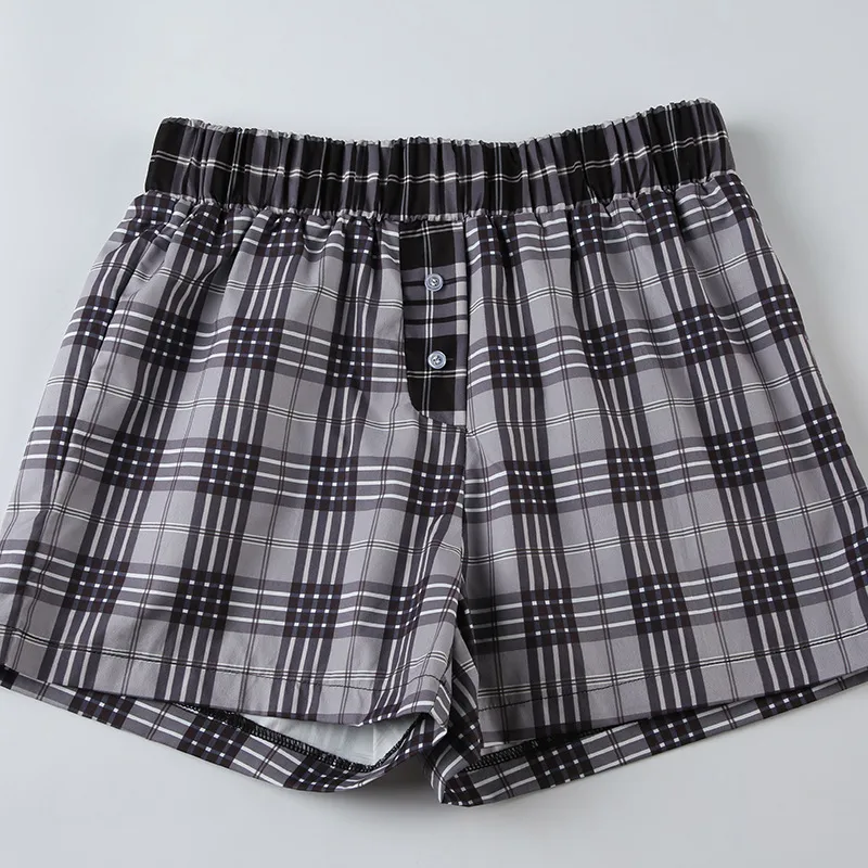 Women's Summer Striped Woven Elasto High Waist Button Loose Casual Comfortable Basic Shorts display picture 69