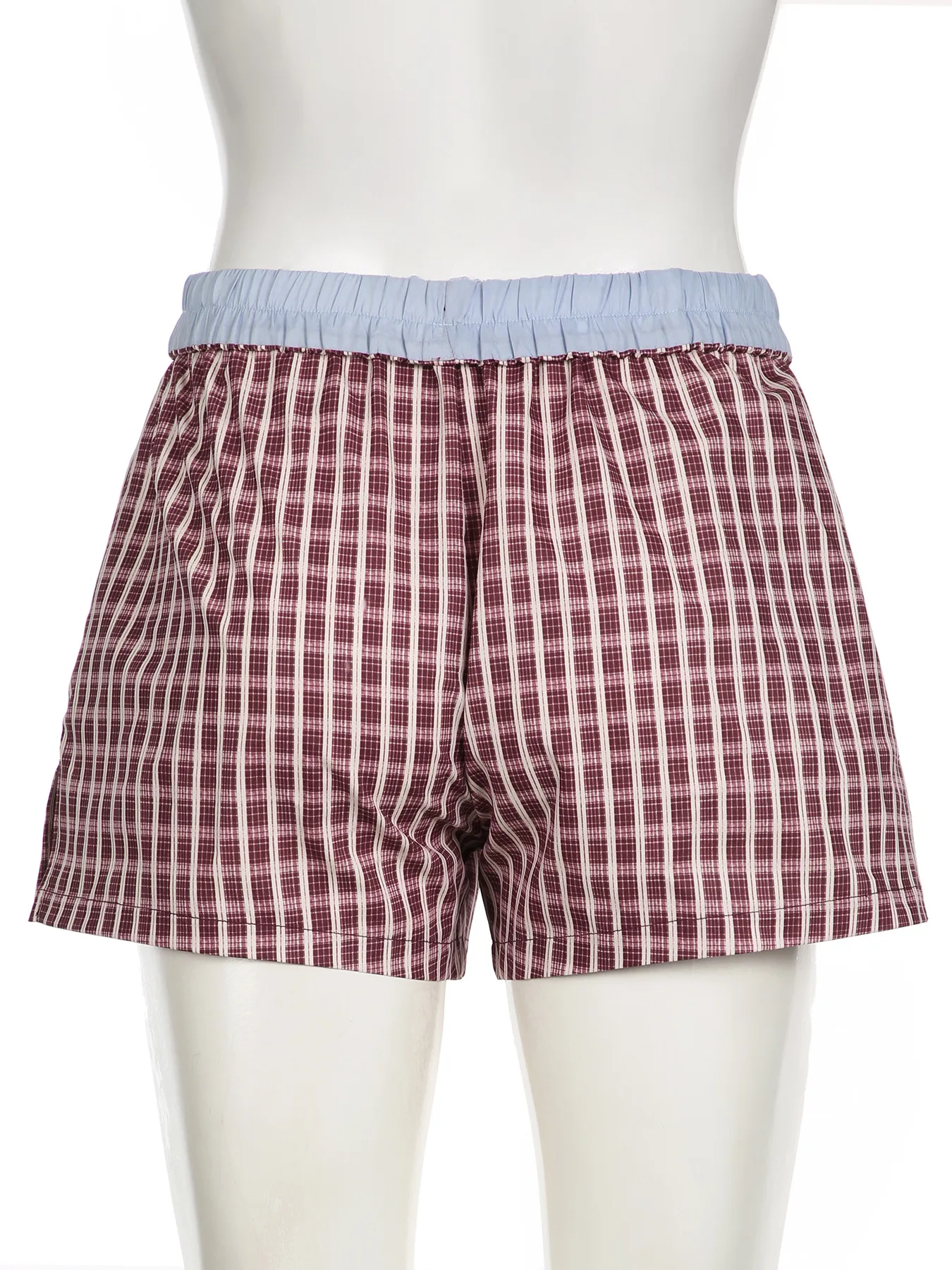 Women's Summer Striped Woven Elasto High Waist Button Loose Casual Comfortable Basic Shorts display picture 83