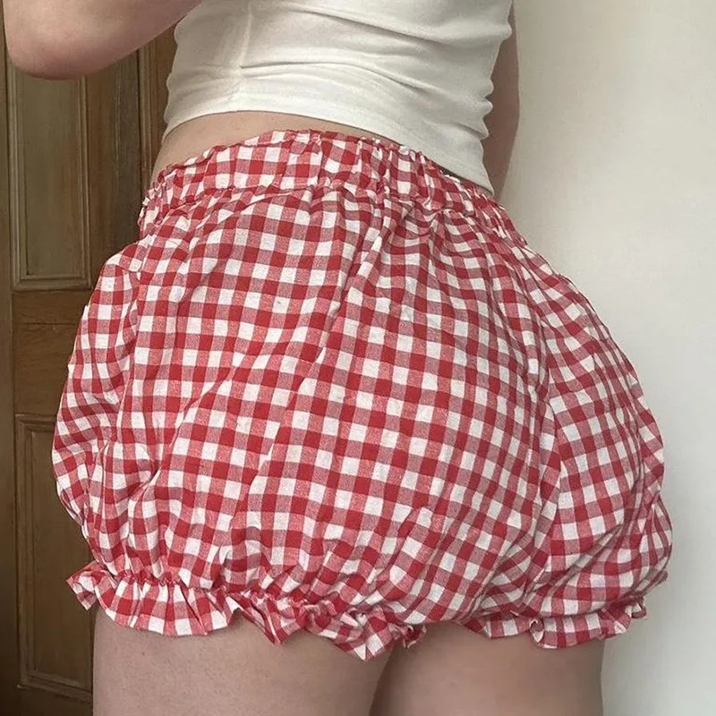 Women's Summer Striped Woven Elasto High Waist Button Loose Casual Comfortable Basic Shorts display picture 88