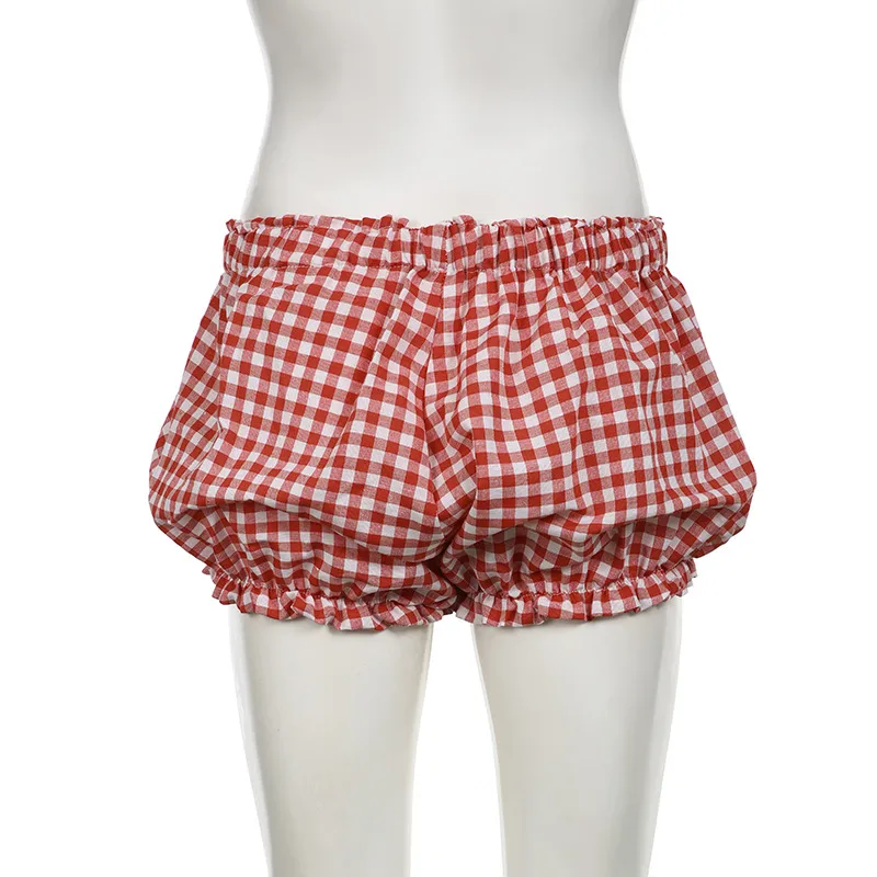 Women's Summer Striped Woven Elasto High Waist Button Loose Casual Comfortable Basic Shorts display picture 90