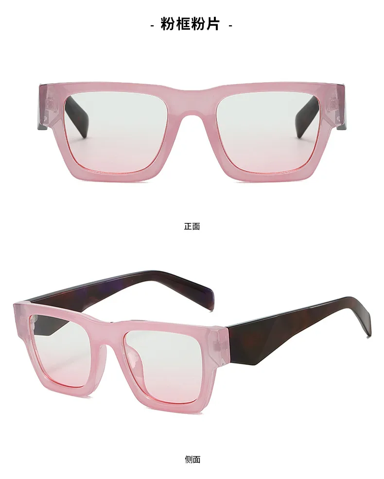 Blue Plus New Style High-Level All-Match Ins Style Anti-Strong Light Sun Protection UV Protection Unisex Lightweight Sunglasses display picture 7