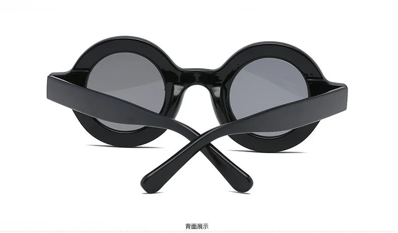 Sunglasses Batch Large Frame Round Sunglasses Women's  Trendy Light Color Sunglasses Fashion Personality Internet Celebrated Glasses Street Shot display picture 10