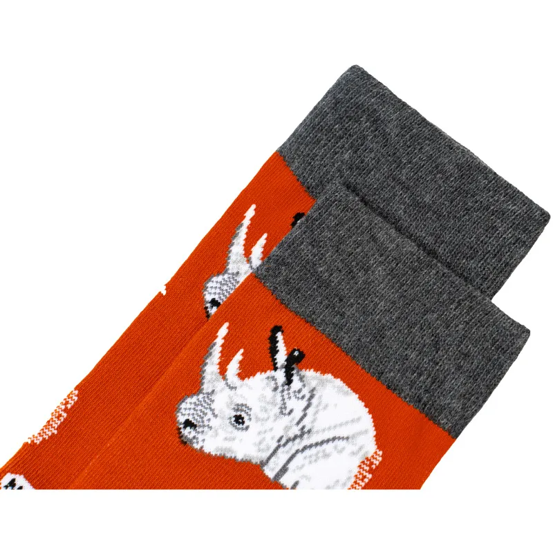 Men's Cotton Woodpecker Four Seasons Popular Rhinoceros Koala Female  Medium Tube Manufacturers Wholesale Tide Socks Men's Socks display picture 18