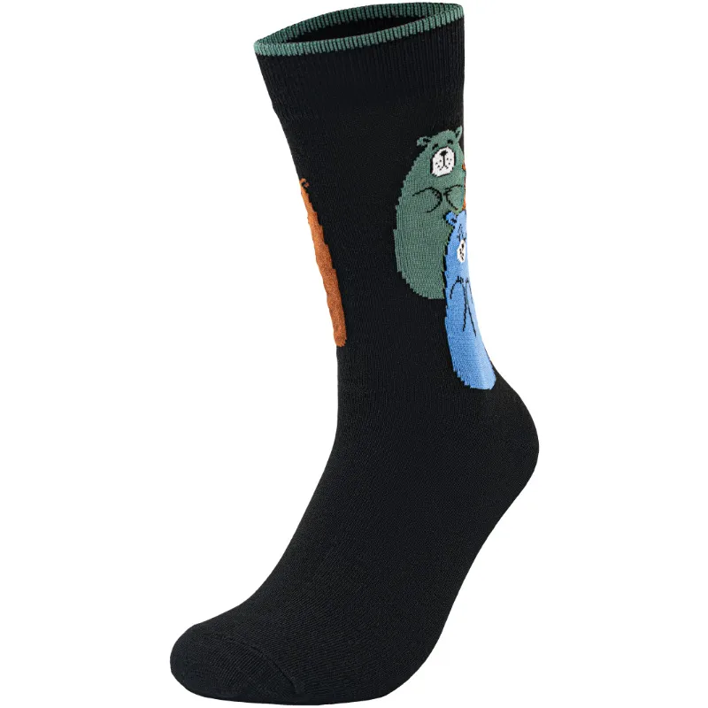 Men's Cotton Woodpecker Four Seasons Popular Rhinoceros Koala Female  Medium Tube Manufacturers Wholesale Tide Socks Men's Socks display picture 24