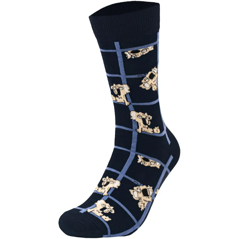 Men's Cotton Woodpecker Four Seasons Popular Rhinoceros Koala Female  Medium Tube Manufacturers Wholesale Tide Socks Men's Socks display picture 25