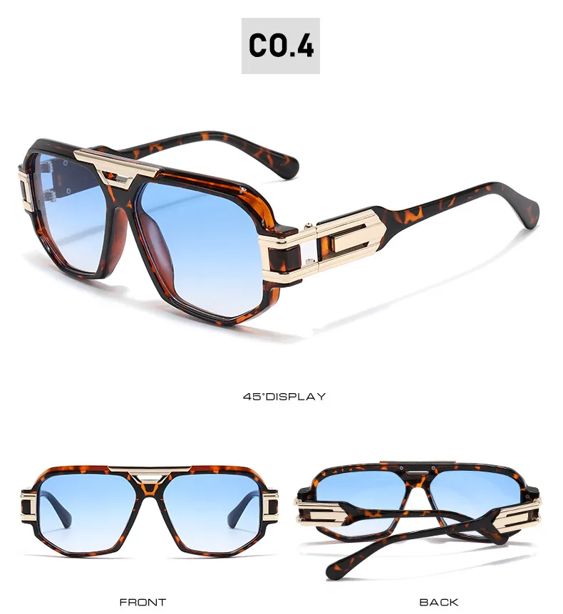 New Box Fashion Sunglasses  Foreign Trade Trend Personality High Sense Sunglasses Street Shooting All-match Glasses display picture 7