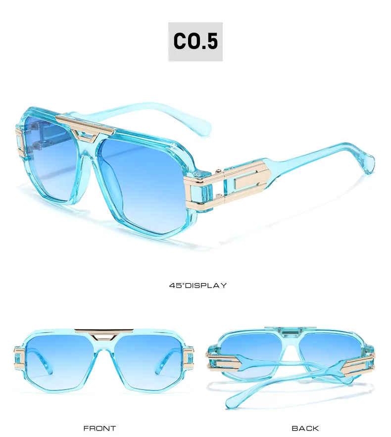 New Box Fashion Sunglasses  Foreign Trade Trend Personality High Sense Sunglasses Street Shooting All-match Glasses display picture 8