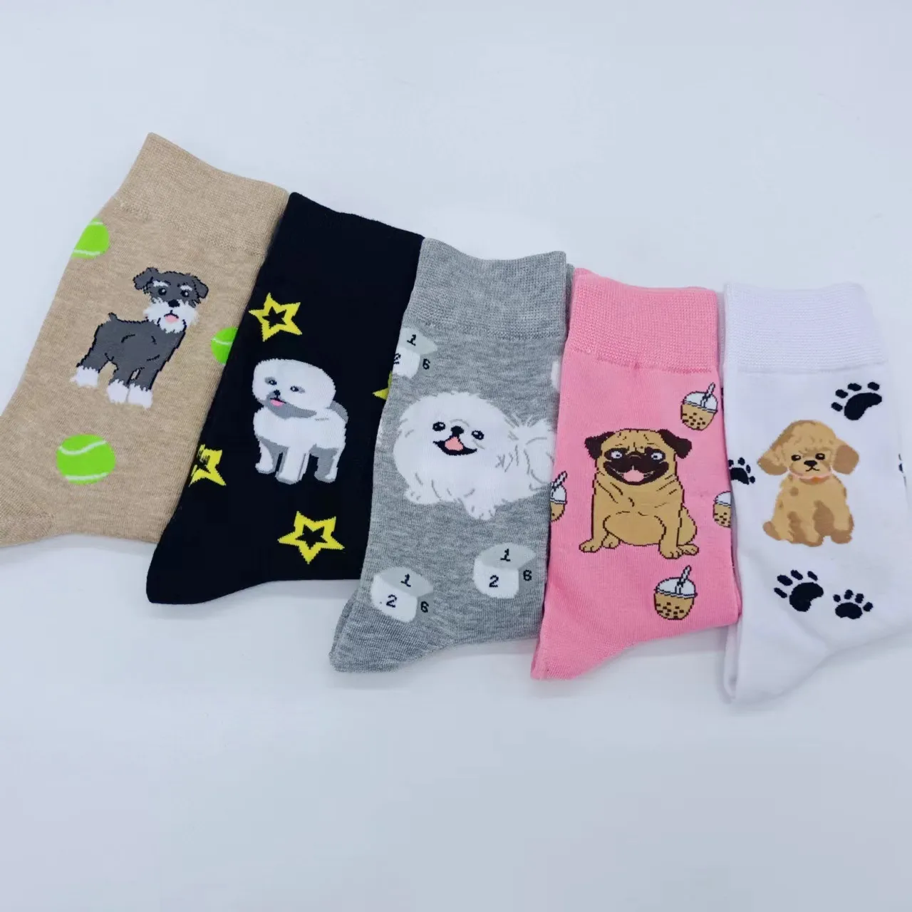 New Cartoon Socks Children's Mid-tube Ins Trendy Pure Cotton Spring Summer Autumn Thin Cute New Students Stockings display picture 4