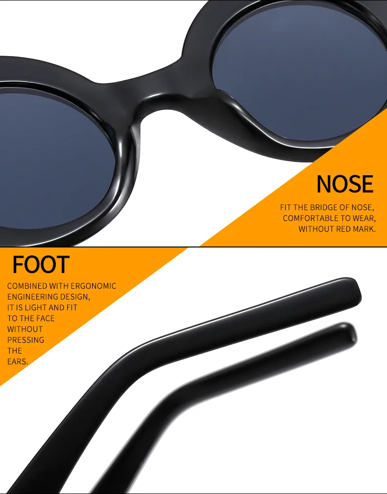 Large Frame Round Women's Sunglasses  All-match Temperament Modern Fashion Sunglasses Casual Glasses 22091 display picture 15