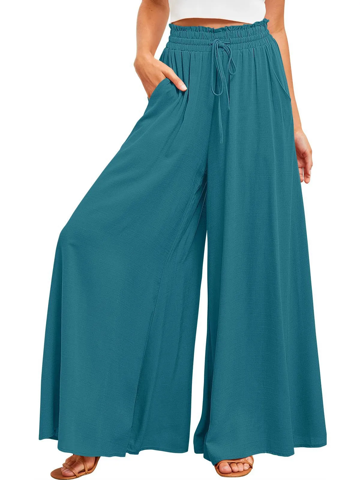 Spring And Summer Independent Station  Casual Wide Leg Explosions Loose Casual Fashion Pants Women display picture 36