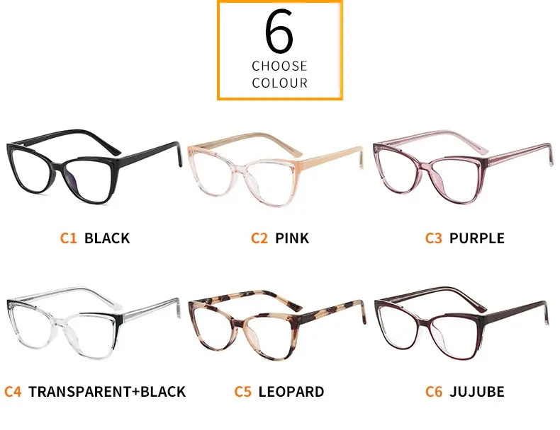 New Glasses Frame TR90 Plate Core Anti-blue Radiation Anti-myopia   Hawksbill 7006 display picture 5
